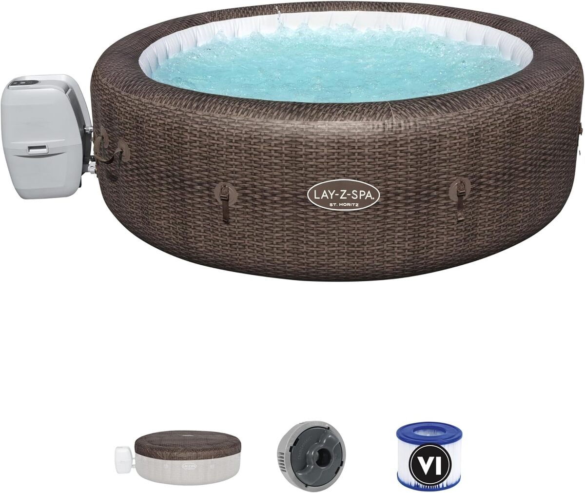 Test Bestway LAY-Z-SPA St Moritz Airjet pour 5-7 personnes