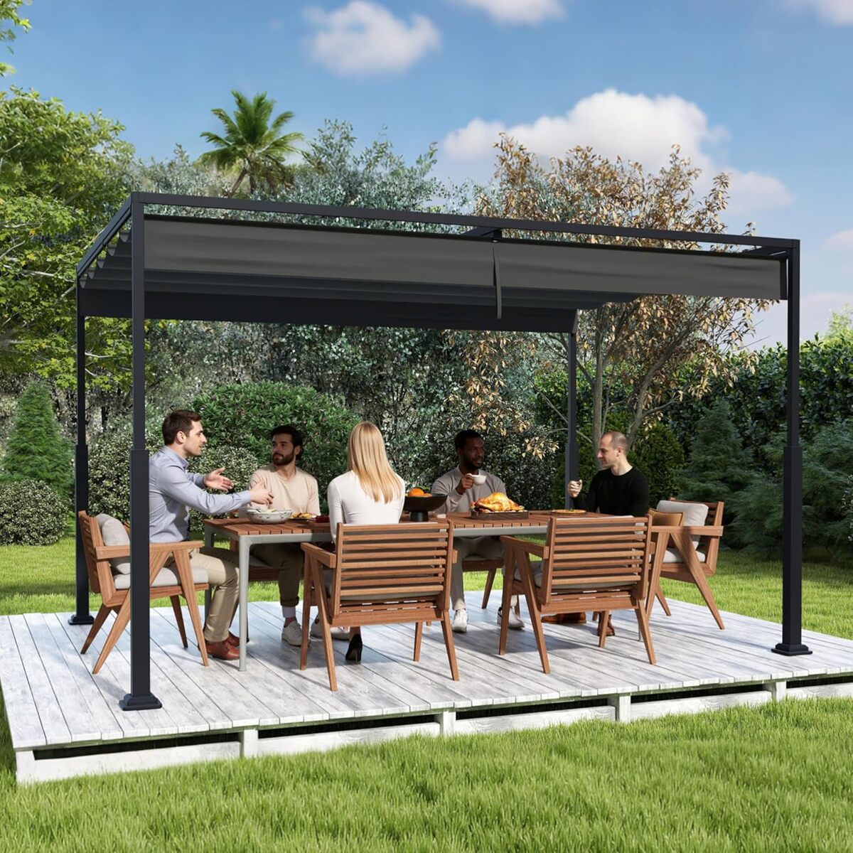 Test de la tonnelle UISEBRT 3x4 m, robuste et élégante