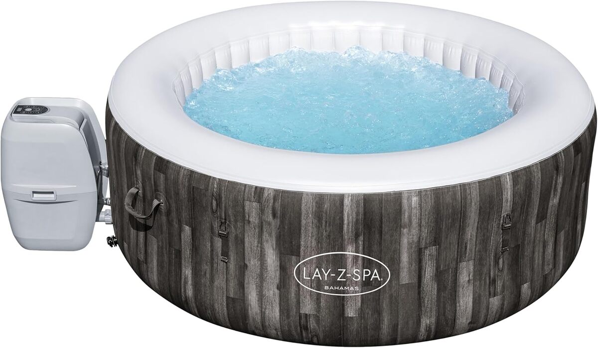 Test du spa gonflable Lay-Z-Spa Bahamas Airjet motif bois 4 pers.