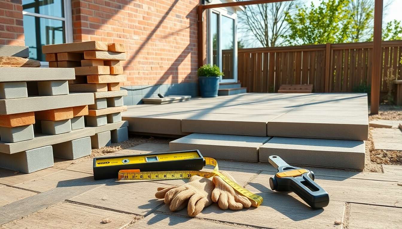 Guide : comment poser une terrasse surélevée avec dalles