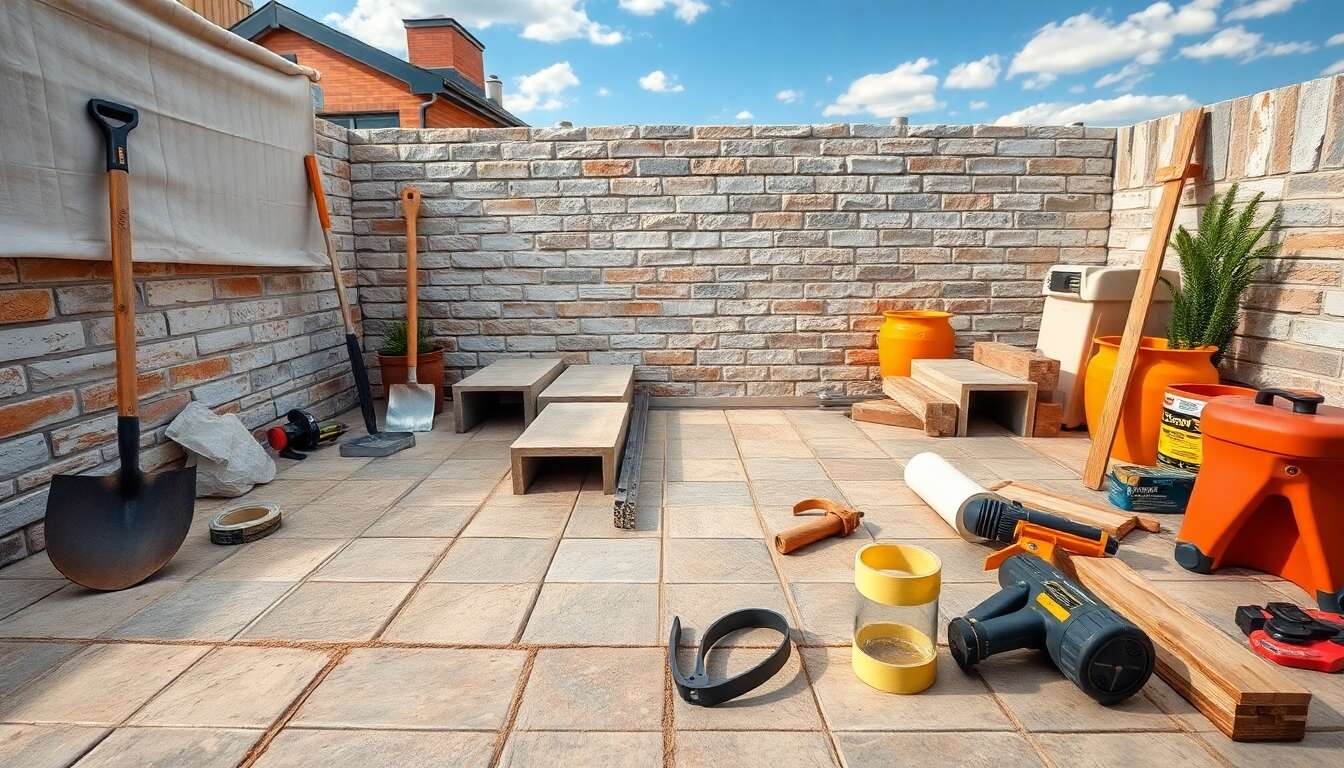 Construire une Terrasse Carrelée sur Plots sans Dalle Béton