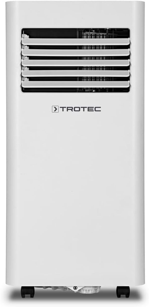 TROTEC PAC 2020 E Climatiseur mobile connecté 3 en 1-7200 BTU - pour 26 m² - climatiseur, déshumidificateur, ventilateur - avec WiFi, télécommande, tuyau d'évacuation - économique et silencieux [Classe énergétique A]