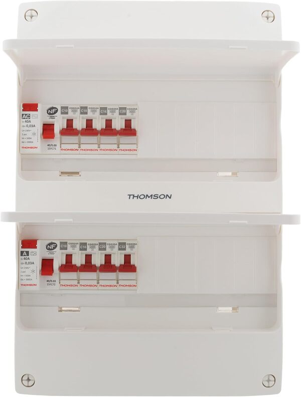 Thomson Coffret électrique 2 rangées 26 modules Idéal T1/T2