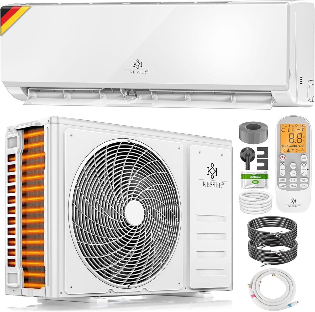 Test climatiseur réversible Kesser 12000 BTU/h WiFi