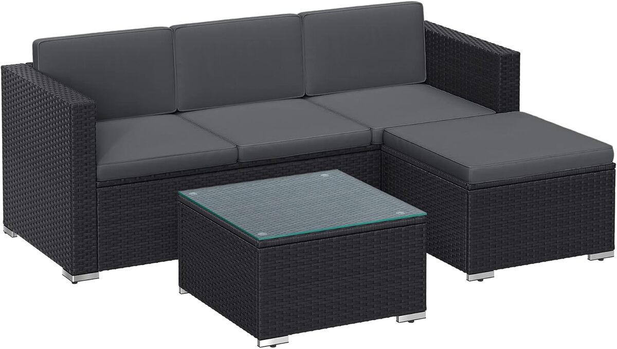 Test du salon de jardin SONGMICS GGF005B04 : confort et élégance