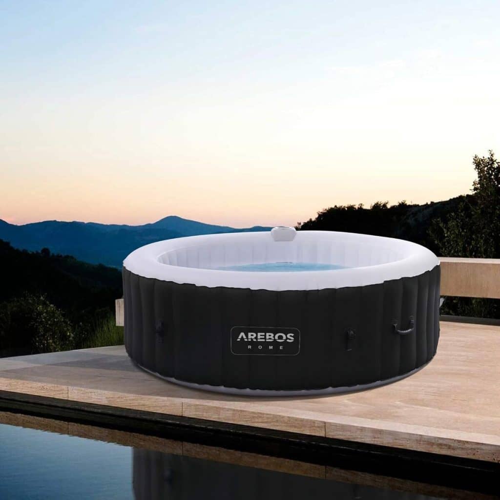 Test du spa gonflable Arebos 6 personnes avec 130 jets