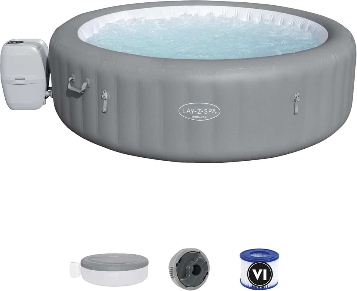 Test du spa gonflable Bestway Lay-Z-Spa Grenada 6-8 personnes