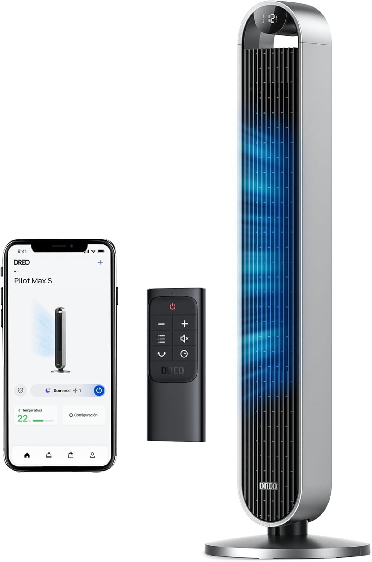 Test du ventilateur colonne Dreo Pilot Max : silence et connectivité