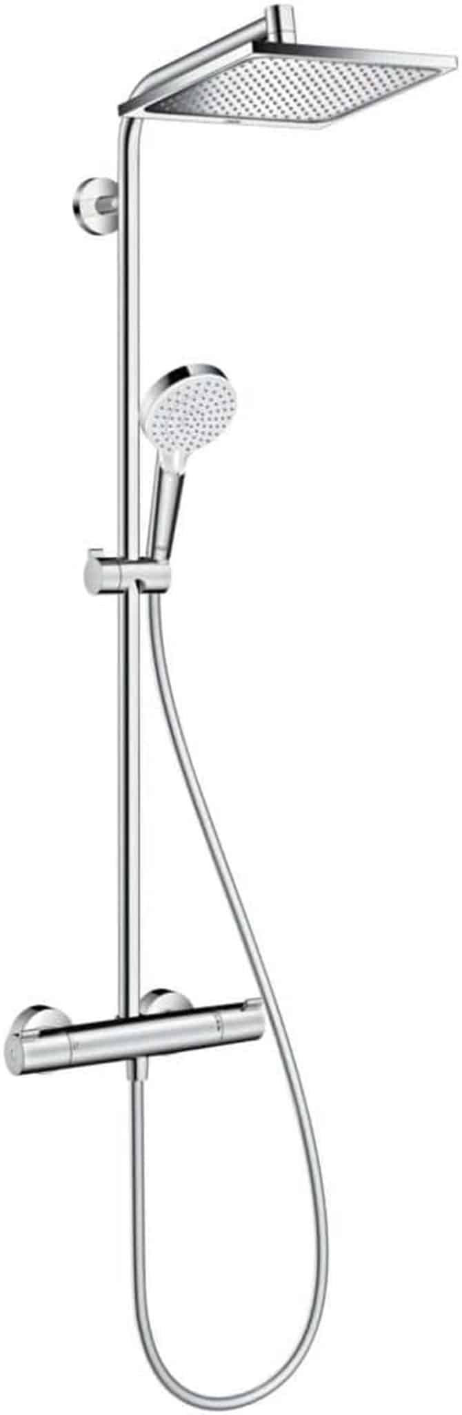 Test : hansgrohe Crometta E, colonne de douche EcoSmart