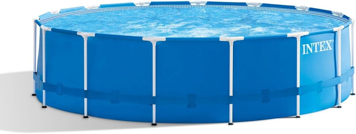 Test : piscine Intex Metal Frame ronde ø4, 57m
