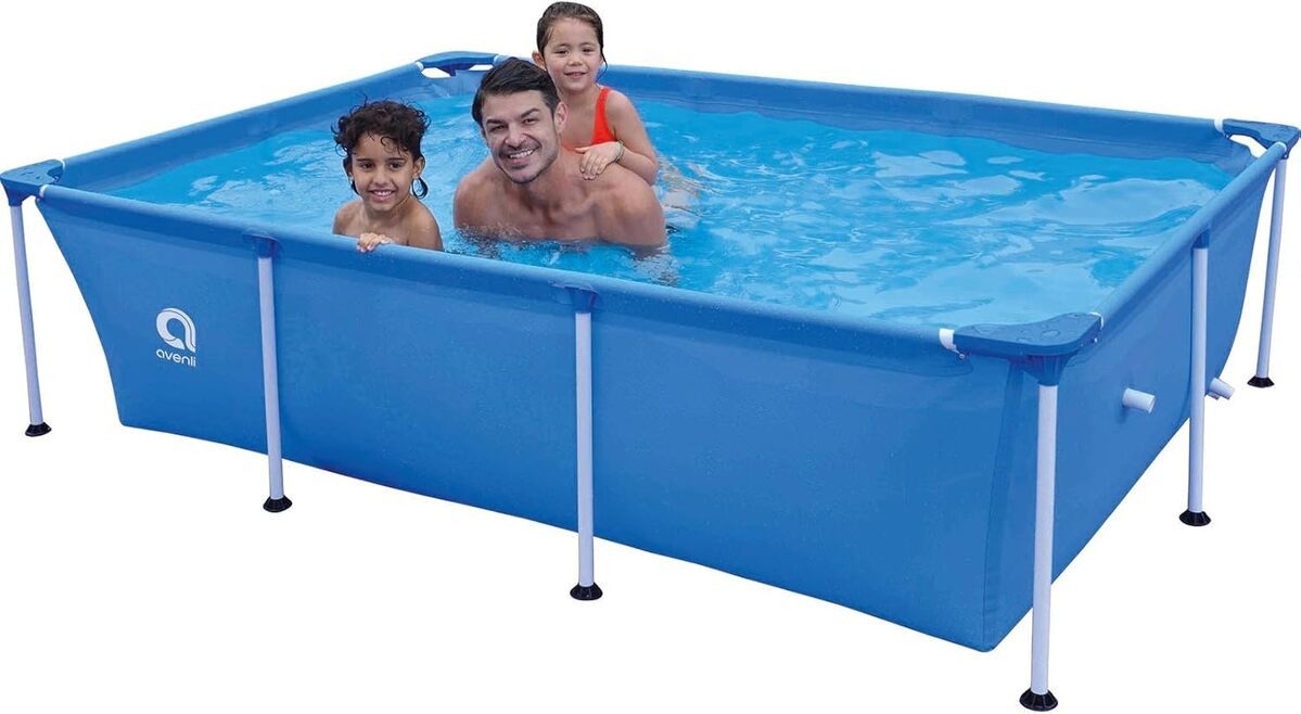 Test piscine rectangulaire DIMAR GARDEN : le cadre en acier qui séduit