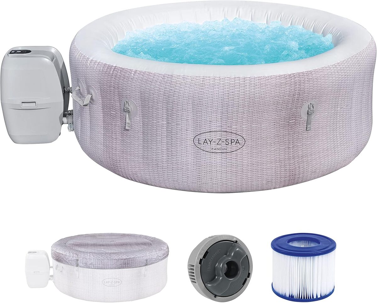 Test spa gonflable Lay-Z-Spa Cancun : détente à 120 jets d'air