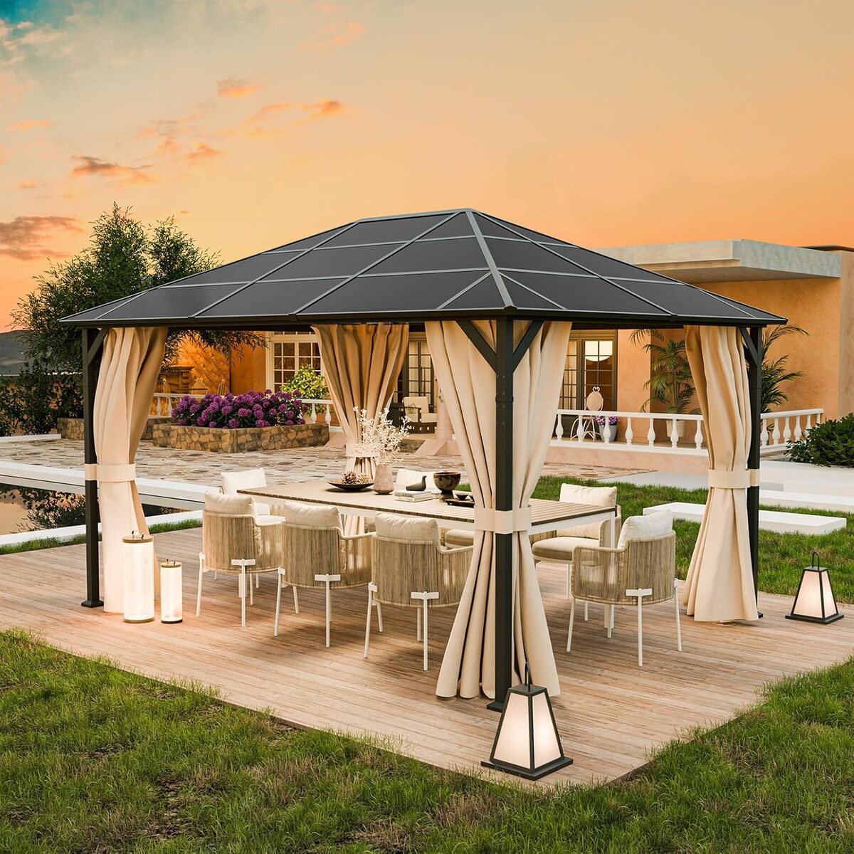 Test : tonnelle de jardin UDPATIO 3x4m imperméable