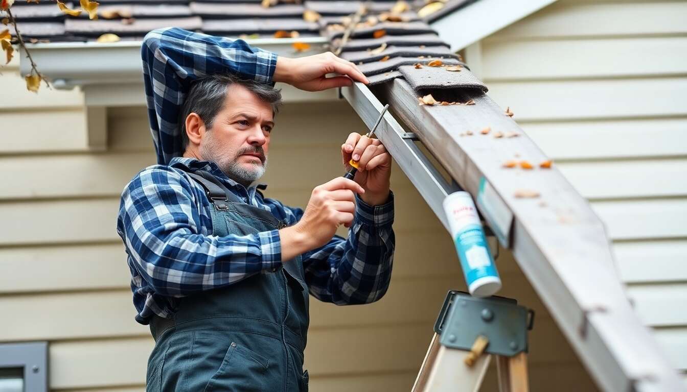 R&eacute;paration courante des goutti&egrave;res