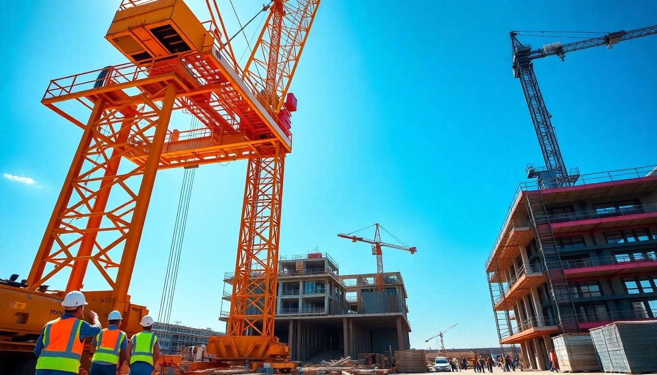 Les diff&eacute;rents types de grues et leurs applications