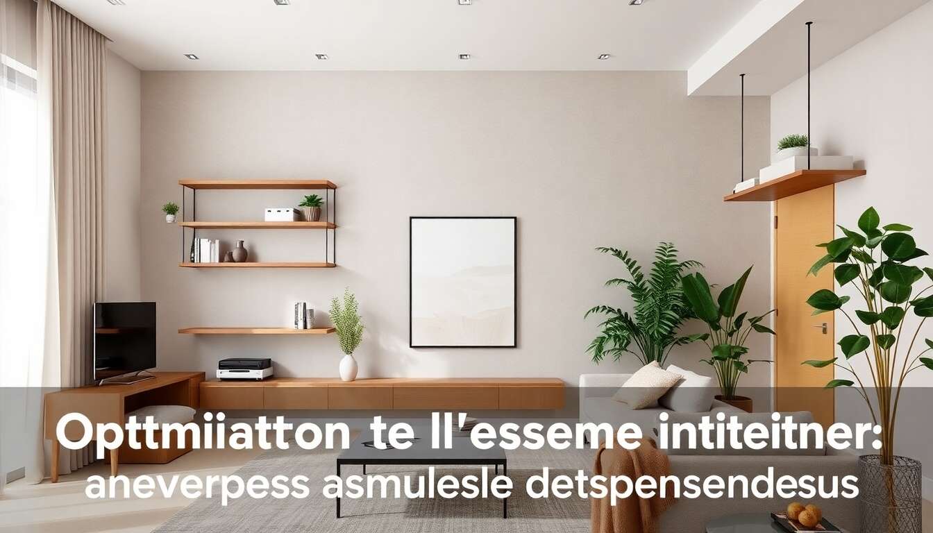 Optimisation de l'espace int&eacute;rieur