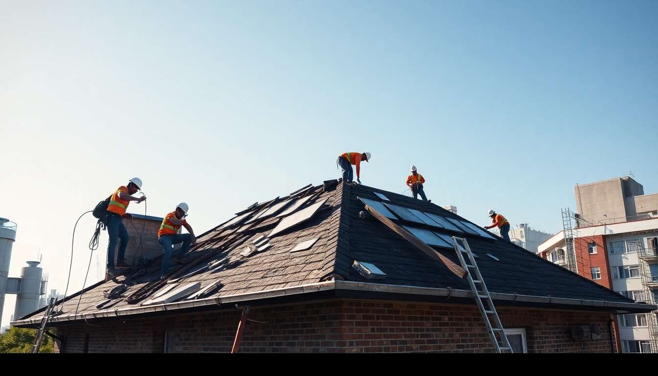 Premi&egrave;res actions : s&eacute;curisation de la zone sinistr&eacute;e