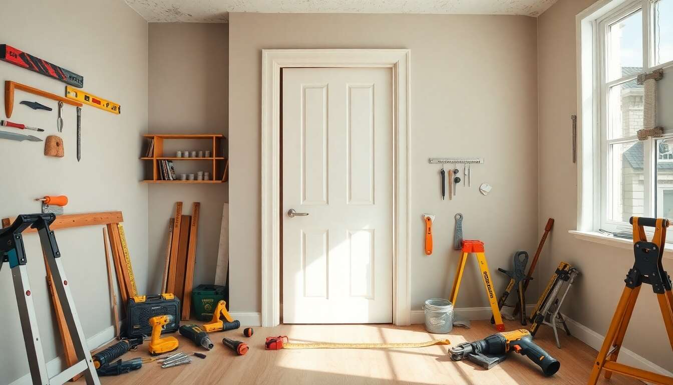 Guide pratique pour poser une porte à galandage