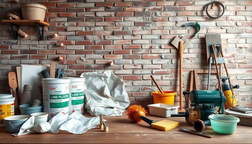 Transformer ses murs en brique avec de la chaux : dIY