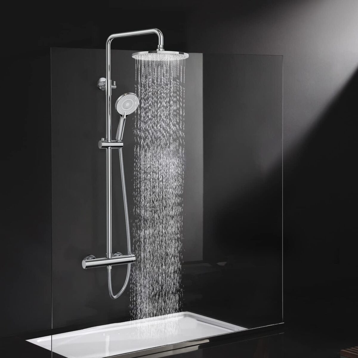 Test de la colonne de douche Rainsworth : performance et confort ajustable