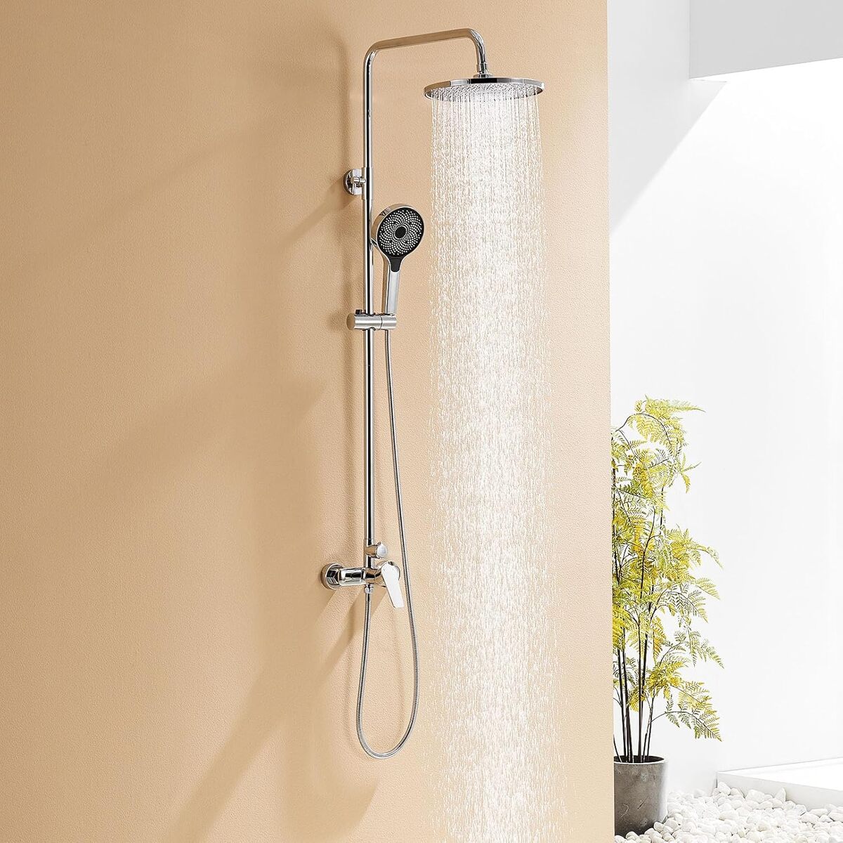 Test de la colonne de douche réglable Auralum avec mitigeur et jets multiples