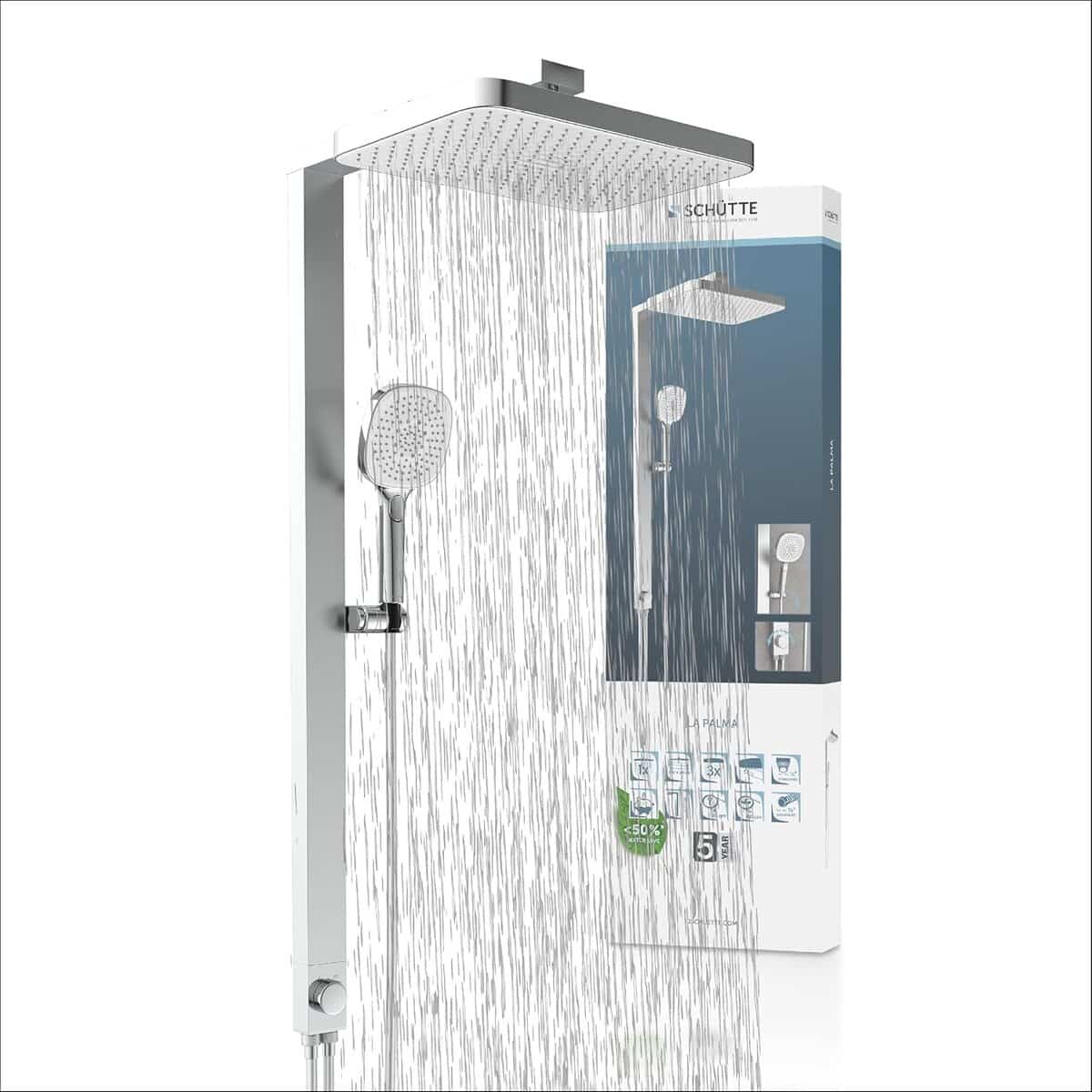 Test : douche à effet pluie Schütte 60685 La Palma