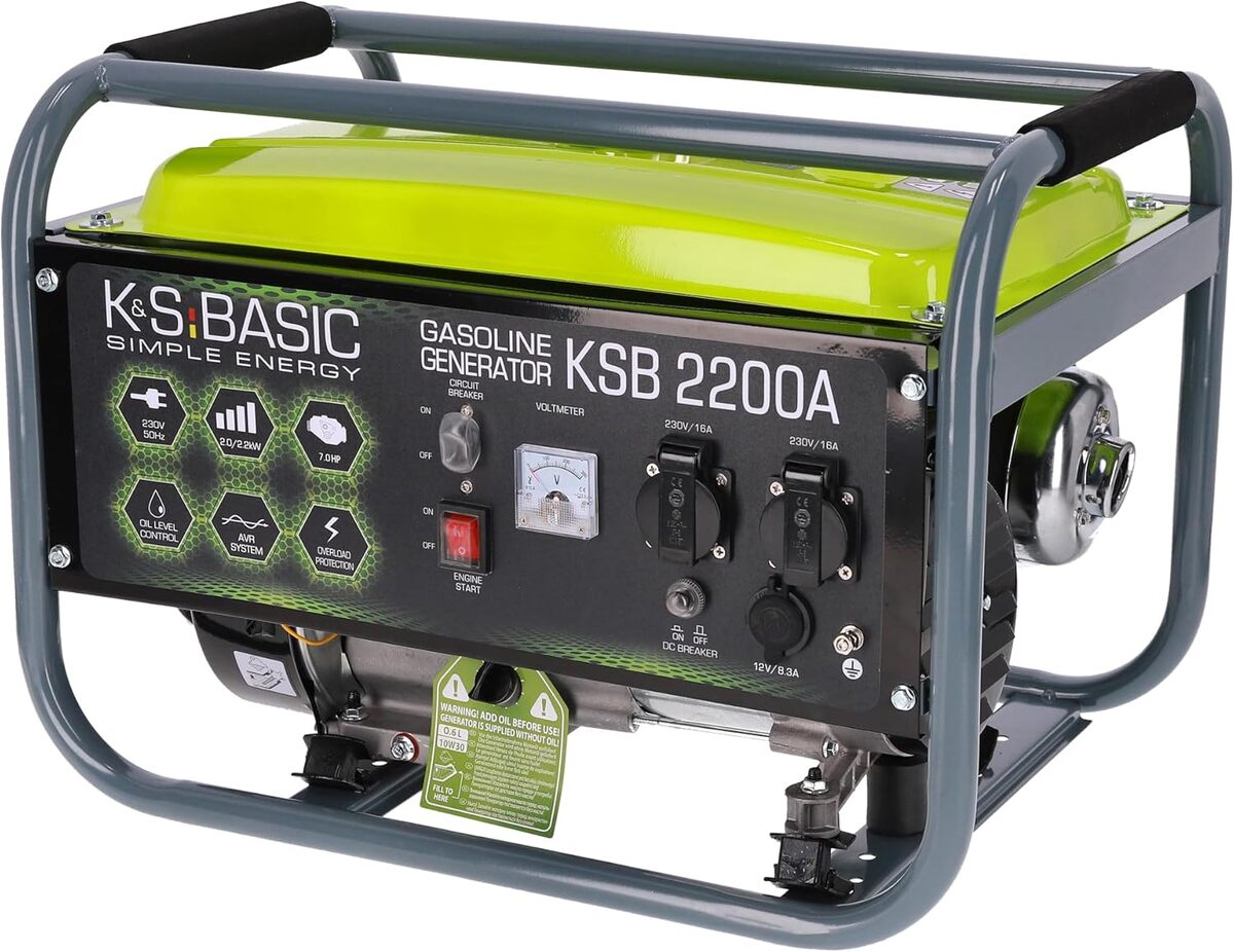 Test du groupe électrogène KSB 2200A : puissance et fiabilité