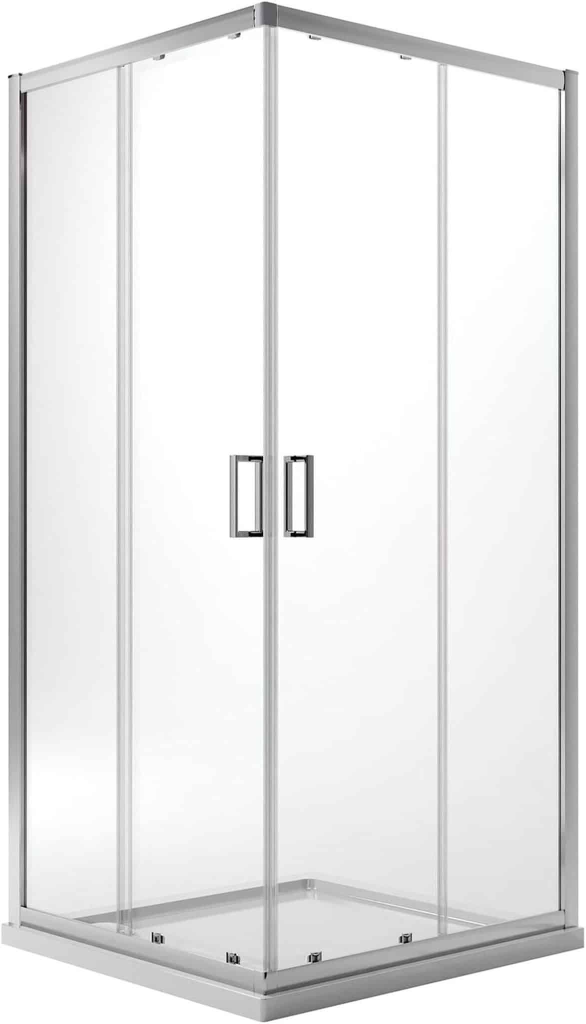 Test Idralite cabine paroi douche Ready 90x90 H185 transparente 6mm