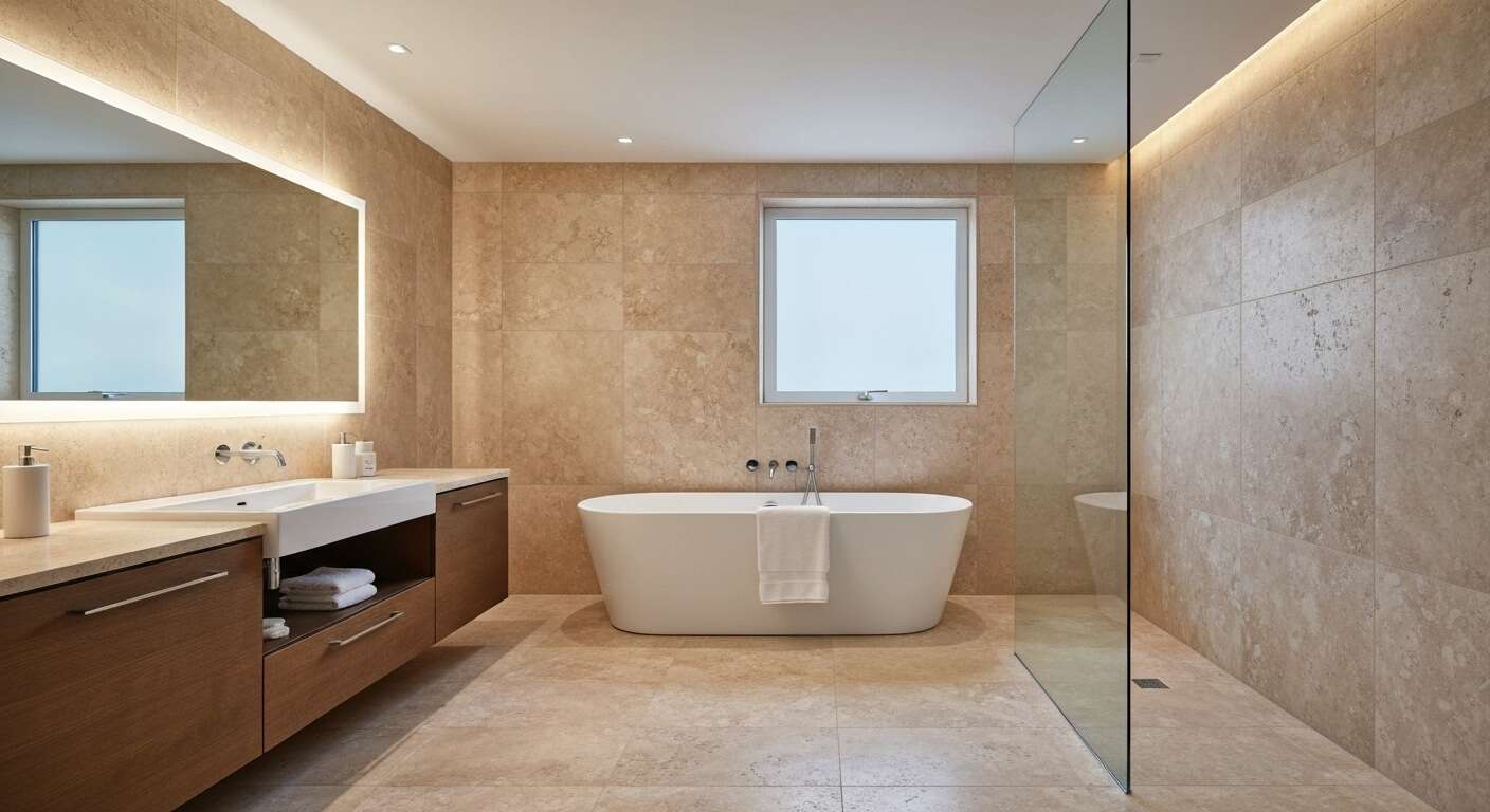 Pourquoi choisir le travertin pour votre salle de bain ?