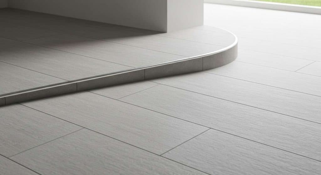 Guide pratique : réussir un arrondi sur carrelage posé droit