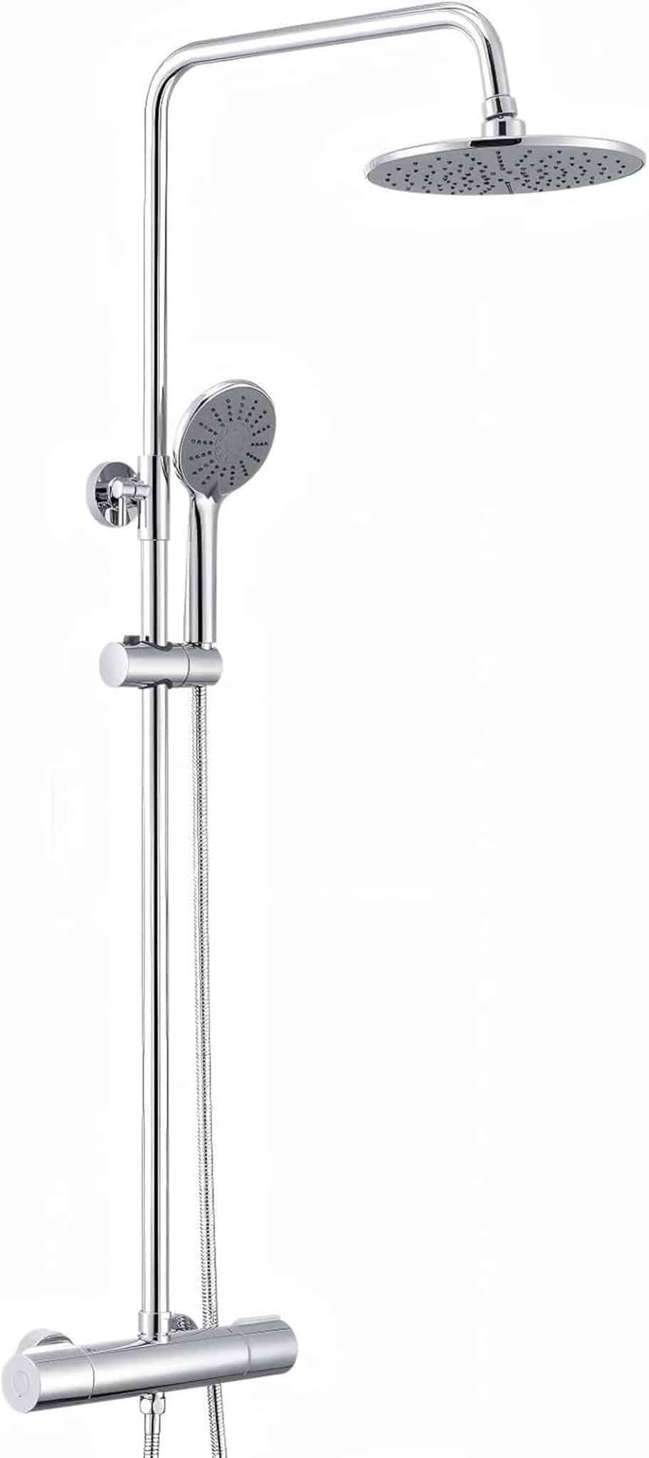 Test colonne de douche Auralum avec mitigeur thermostatique