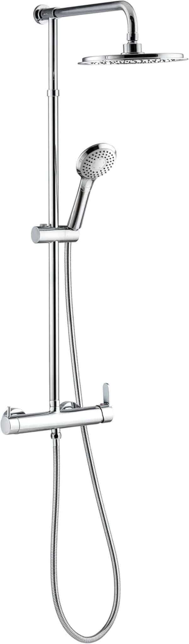 Test de la colonne de douche Verona Wirquin : efficacité et style chromé