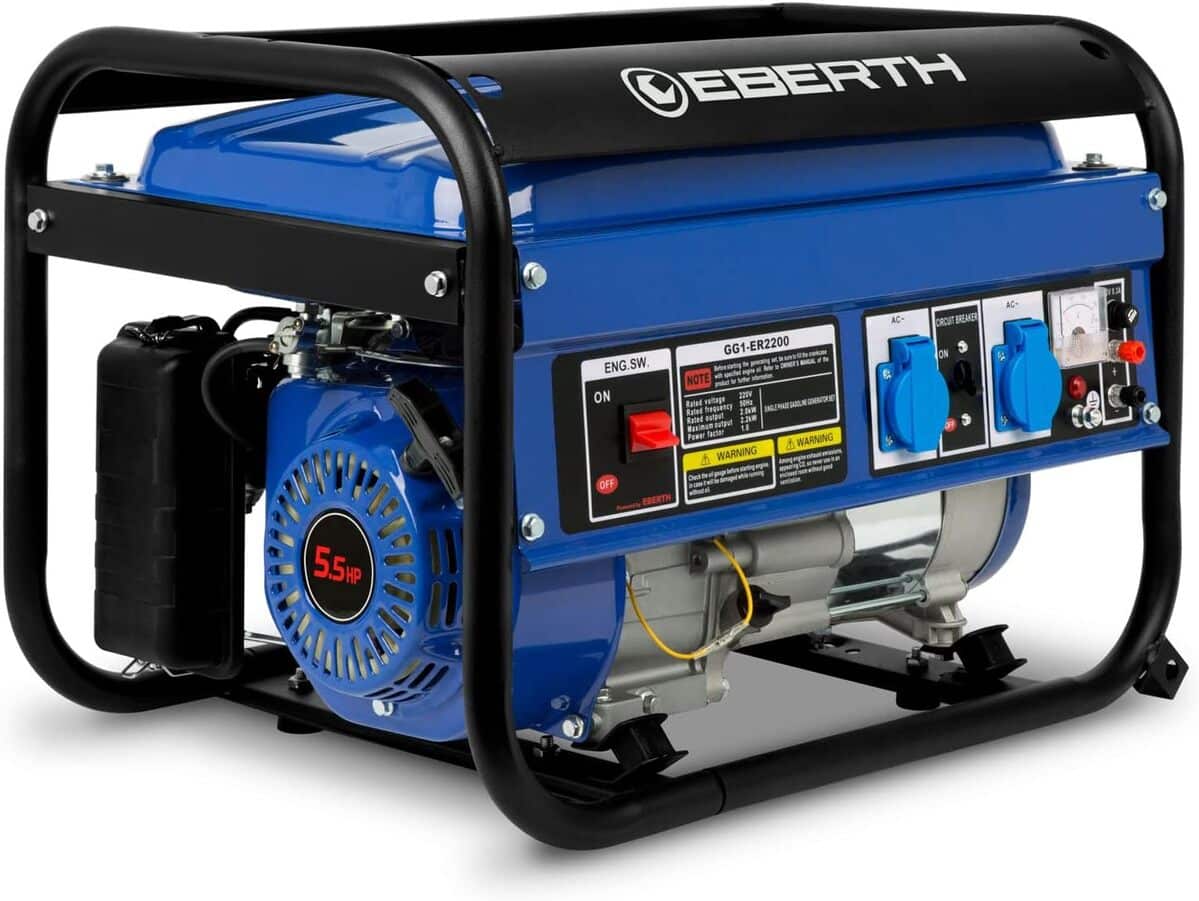 Test du groupe électrogène EBERTH 2200W : portable et puissant