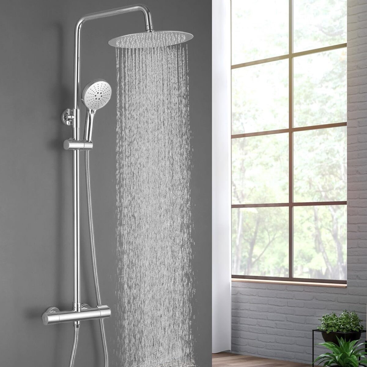 Test du système de douche thermostatique Tondiy : économies d'eau et confort ajustable