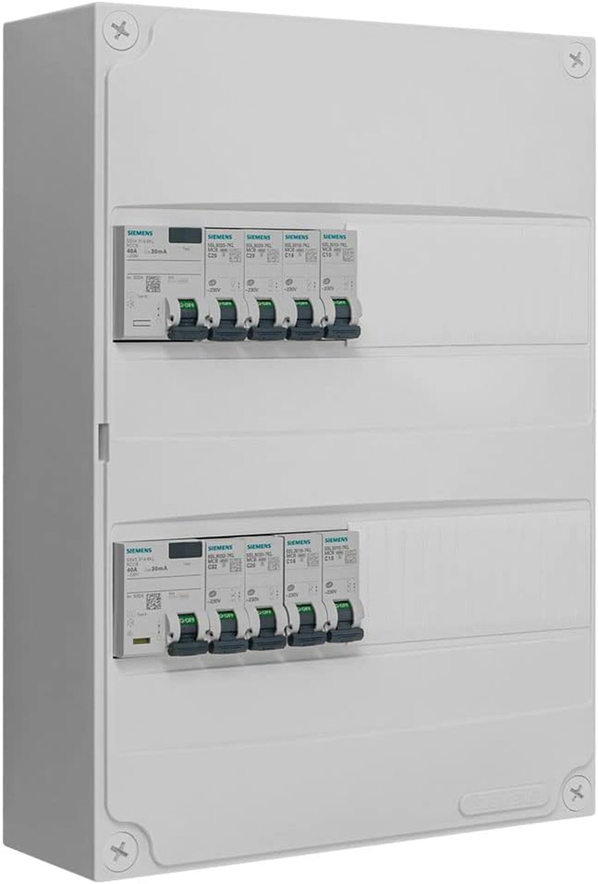 Test du tableau pré-équipé : sécurité en double rangée