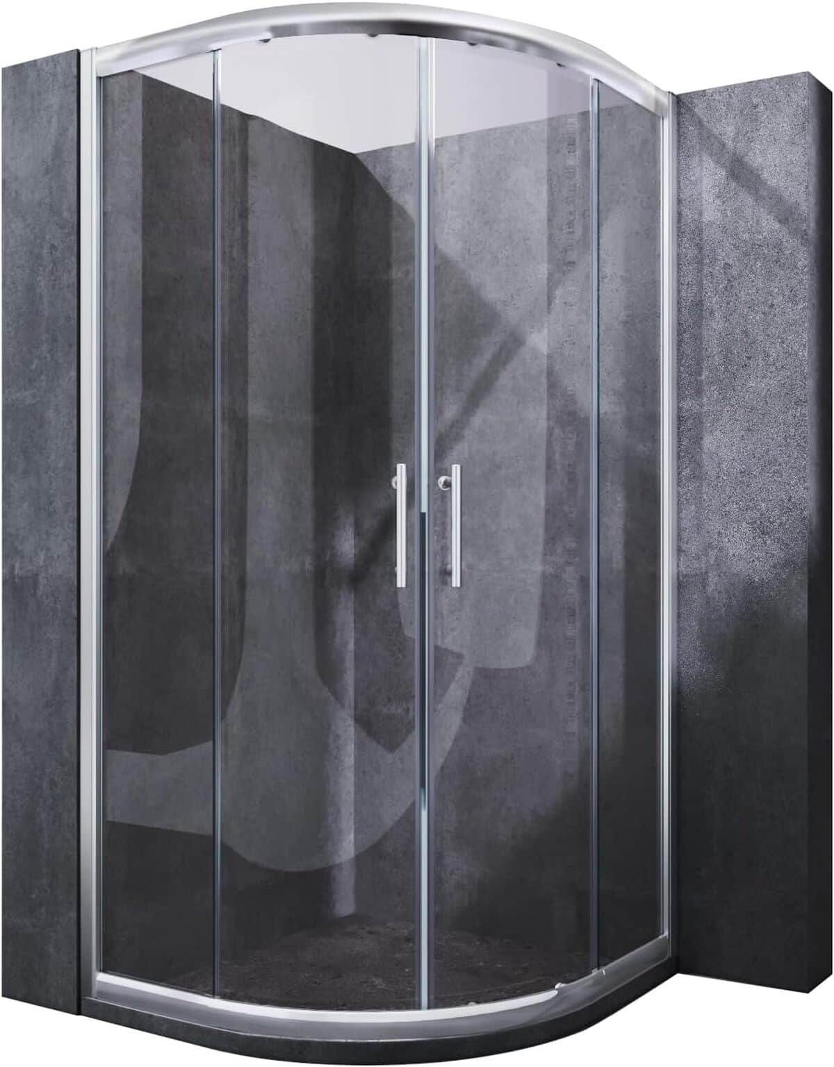 Test Sunnyshowers cabine de douche quart de cercle 90x90 cm