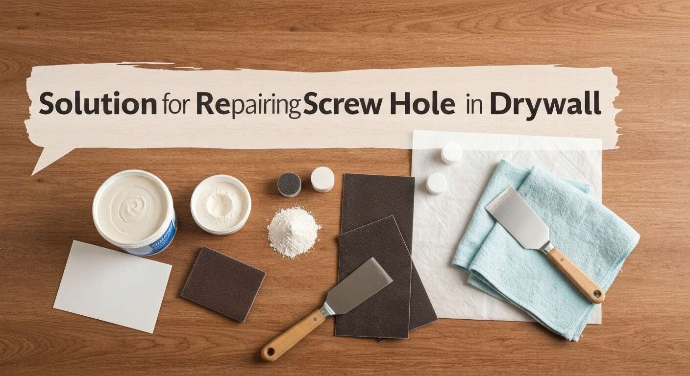 Solutions efficaces pour reboucher les trous de vis dans le placo