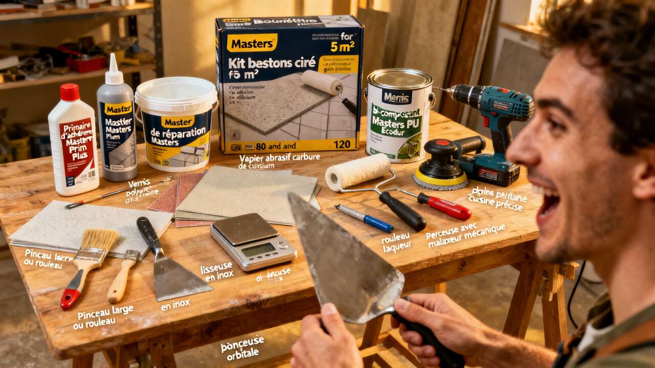 Appliquer du béton ciré sur carrelage existant : guide complet