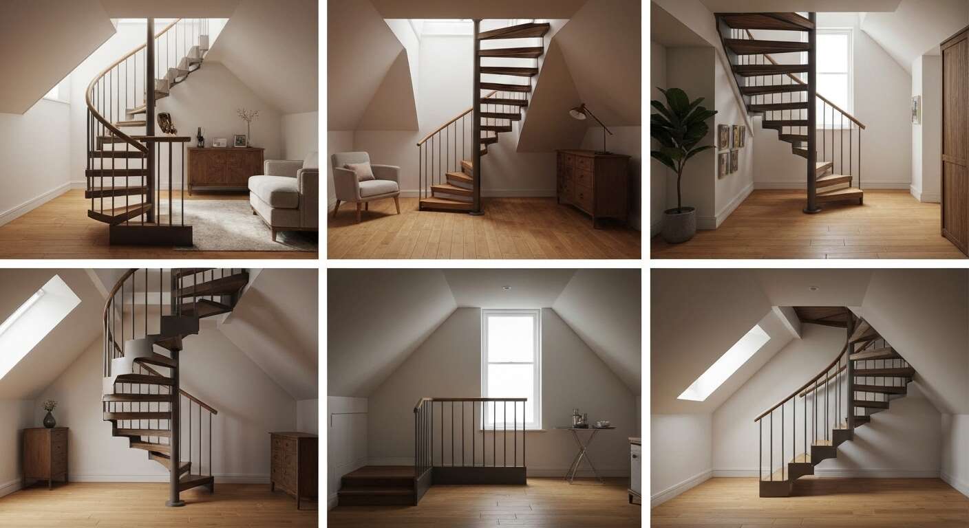 Les diff&eacute;rents types d'escaliers pour combles disponibles