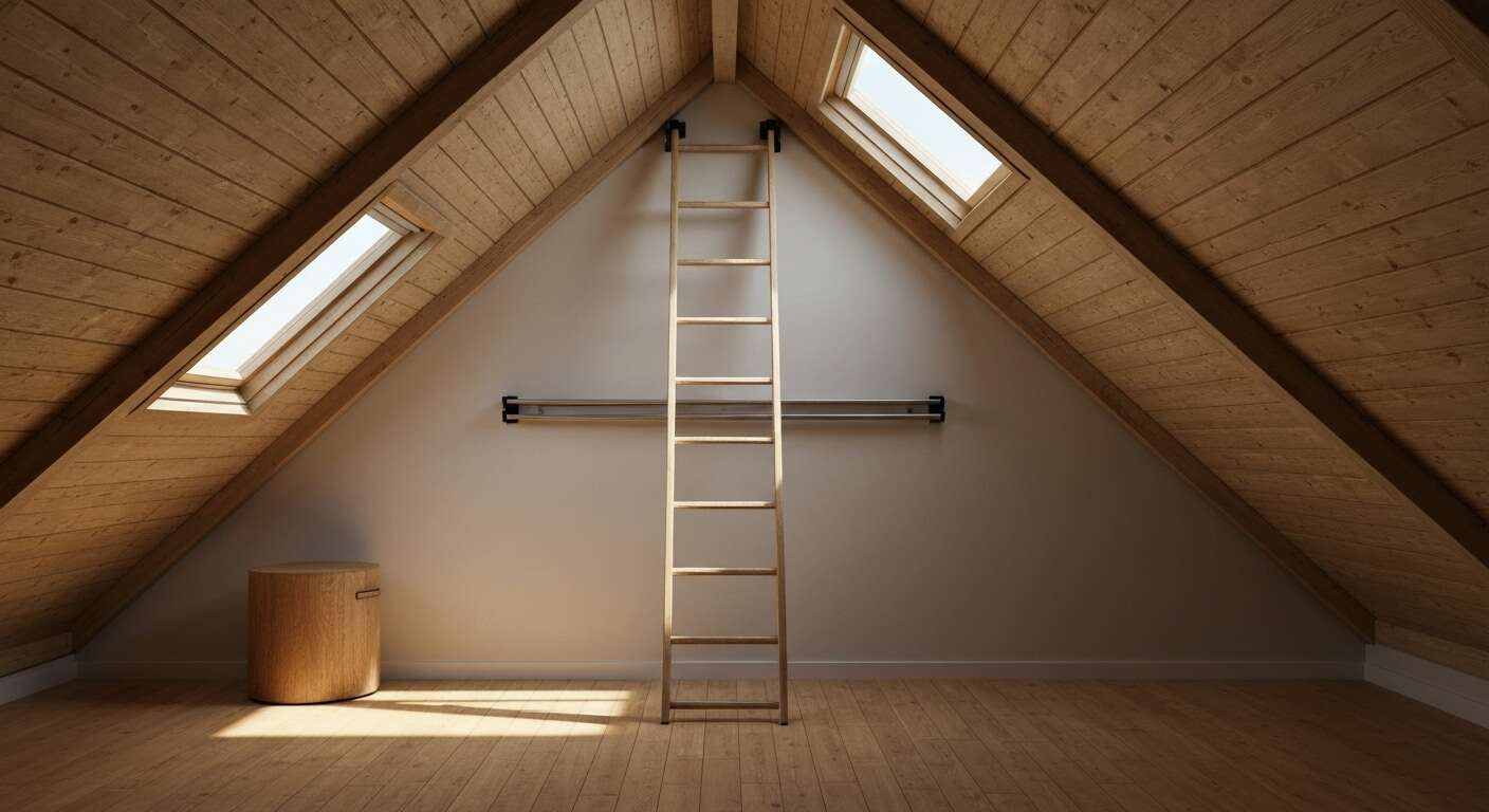 Les escaliers escamotables : solution gain de place et praticit&eacute;