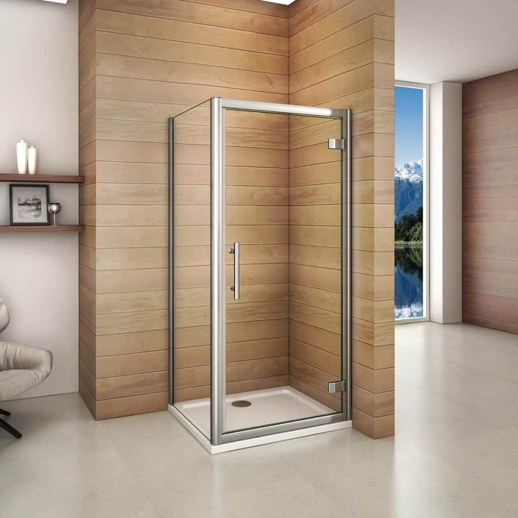 Test : cabine de douche 80x80 pivotante