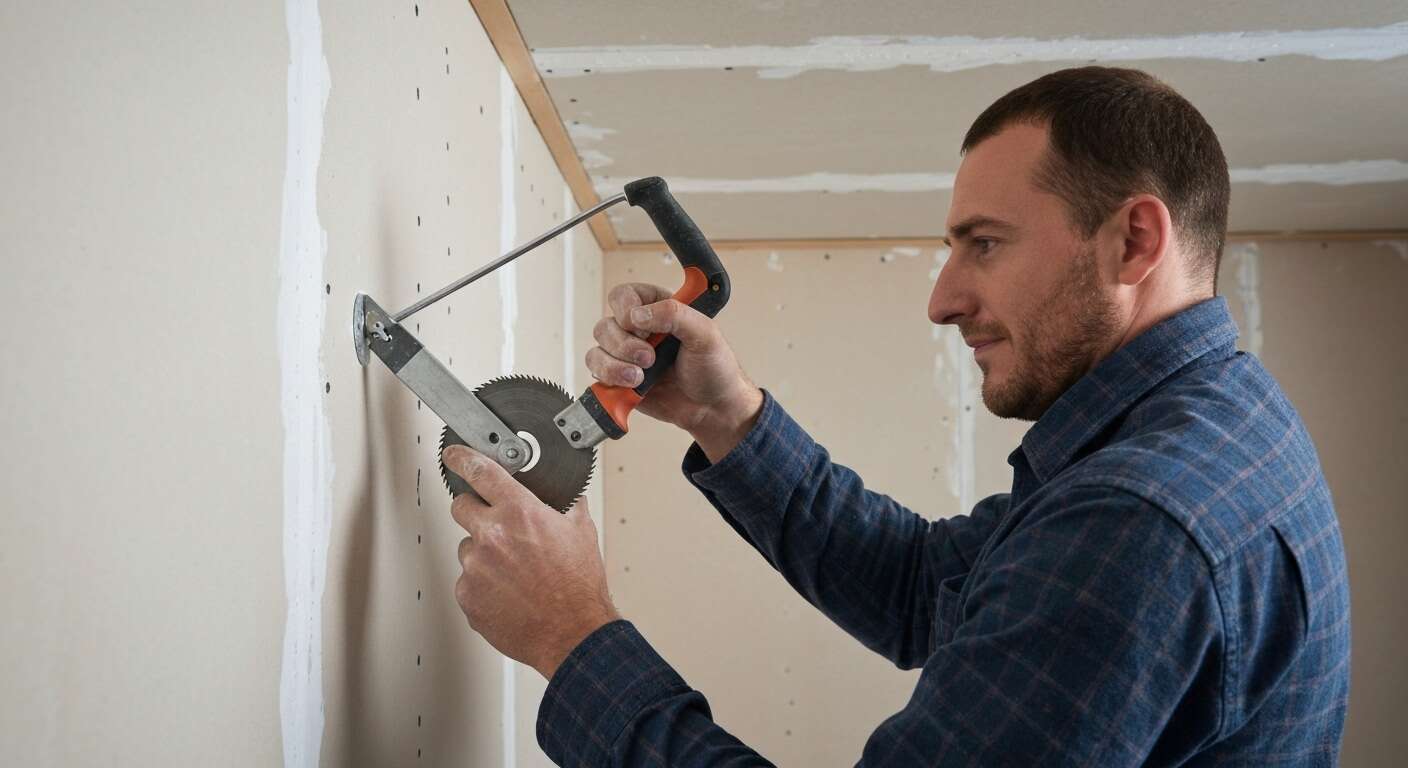 Assurer les finitions : scie cloche et scie voleur