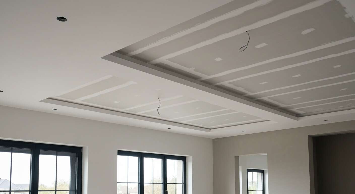 Pose des plaques de pl&acirc;tre : finalisation et esth&eacute;tique