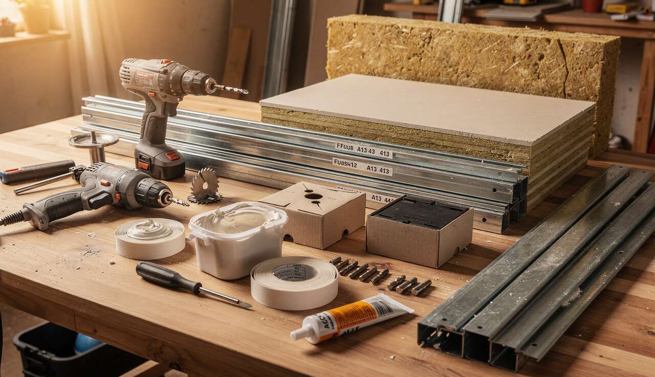 Guide pratique : monter une cloison en plaques de plâtre