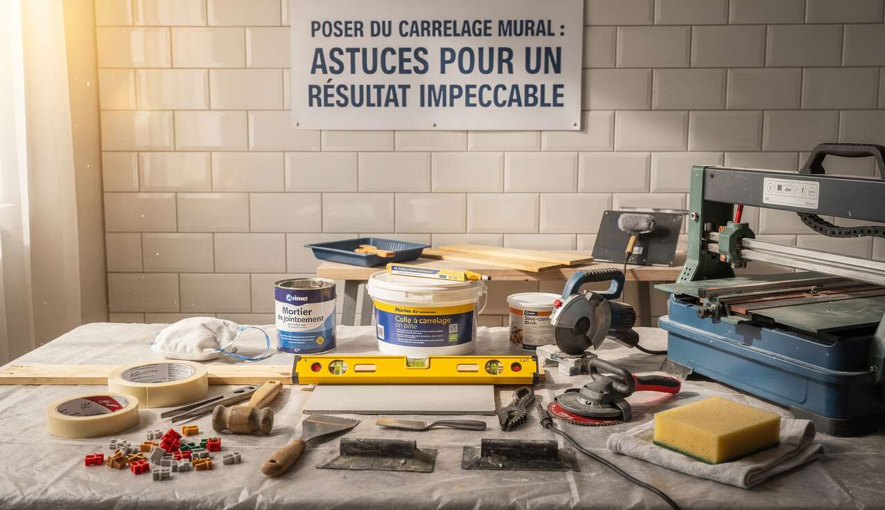Poser du carrelage mural : astuces pour un résultat impeccable