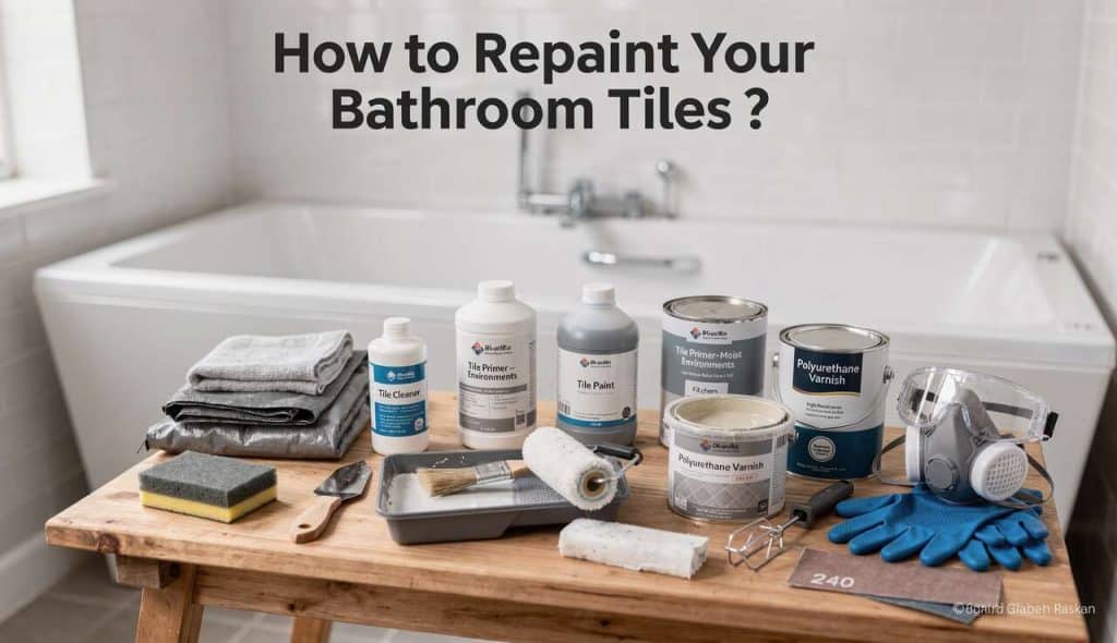 Comment repeindre le carrelage de sa salle de bain ?