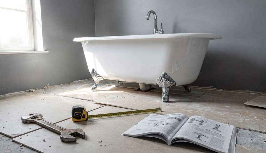 Comment installer une baignoire : travaux et prix