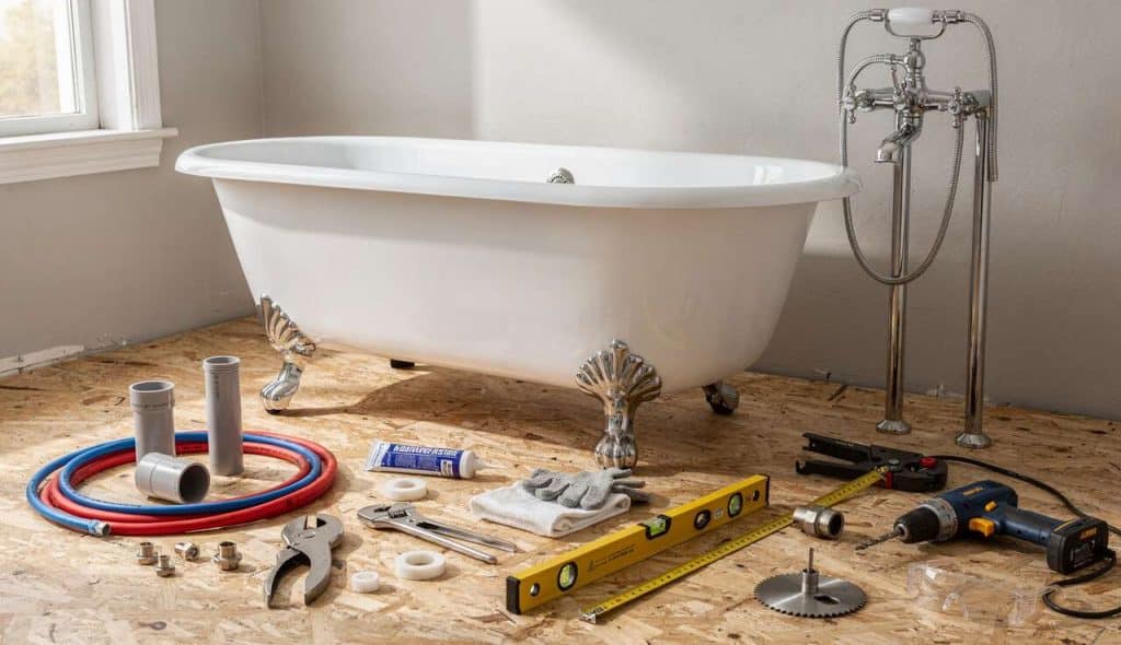 Comment installer une baignoire en îlot dans votre salle de bain ?