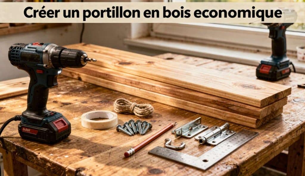 Créer un portillon en bois économique