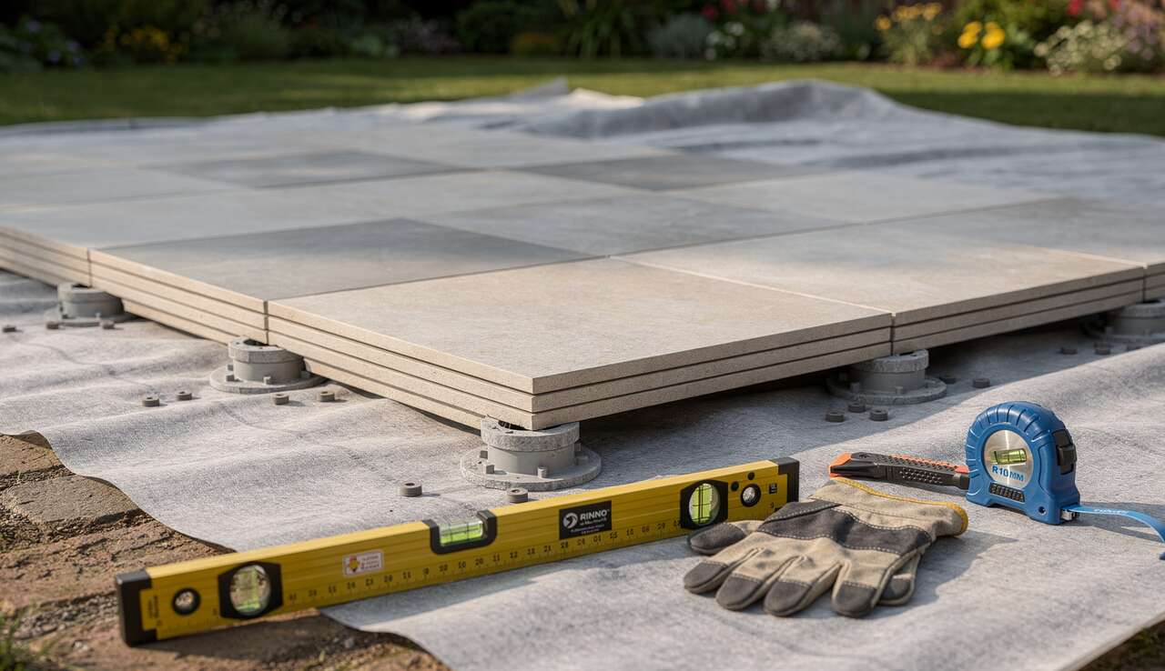 Installer une terrasse surélevée en dalles : guide pratique